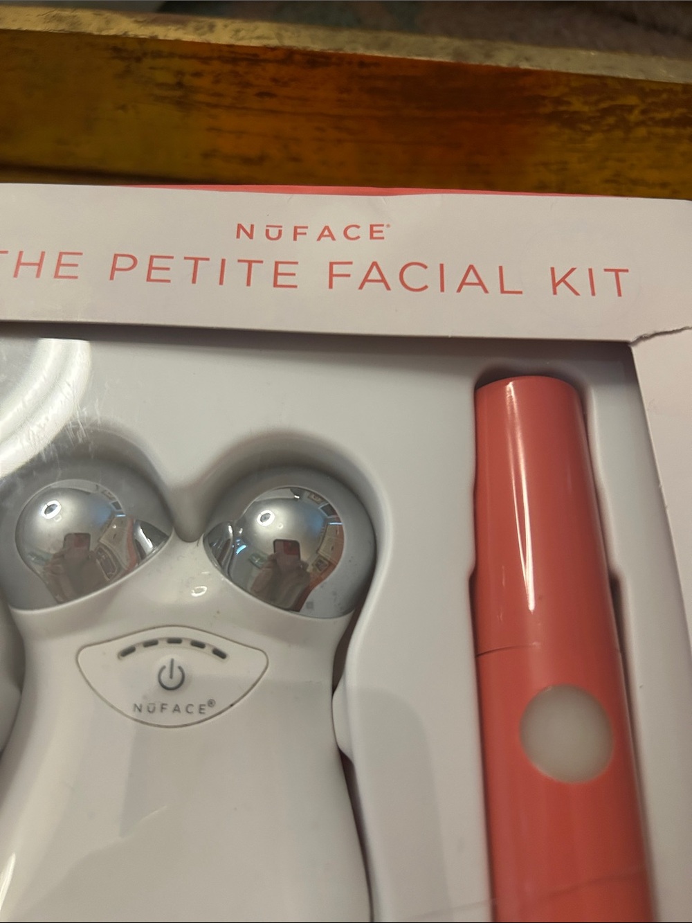 NuFace Petite Facial Kit - White Device with Coral Pen - Picture 8 of 12